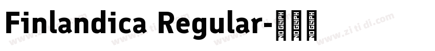Finlandica Regular字体转换